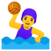 🤽‍♀️ woman playing water polo display on Google